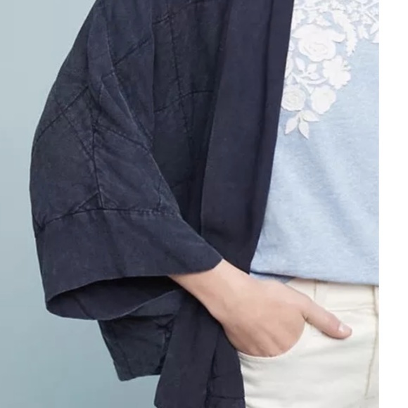 Anthro Saturday Sunday Quilted Kimono Cocoon - Picture 2 of 5